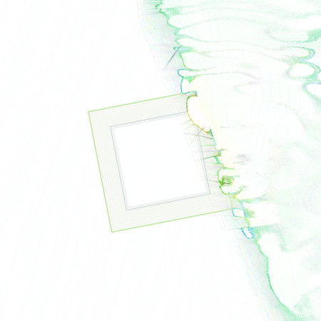 Abstract watercolor background with frame and space for your text. Illustration.のイラスト素材