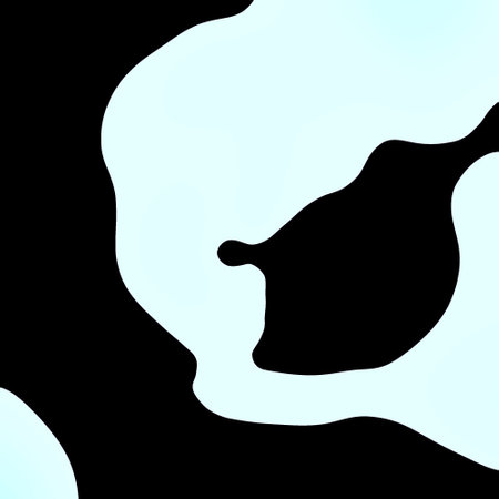 abstract background with black and white spots on a light blue backgroundのイラスト素材