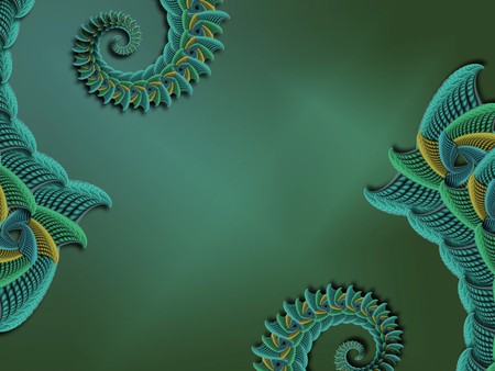 Background for cards. Abstract nature fractal.