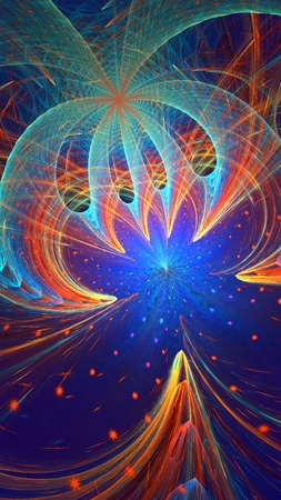 3d star system and line abstract pattern for backgroundsの写真素材