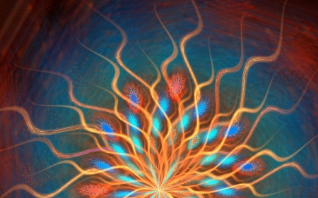 Fractal background with abstract shapes  High detailedの写真素材