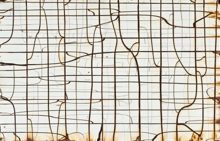 Rusty metal banner (sign) boardの写真素材