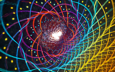 Fractal background with abstract shapes   High detailed image 