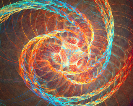 Fractal background with abstract shapes. High detailed