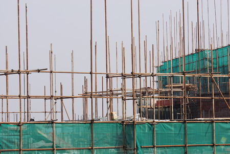 building construction and frameの写真素材