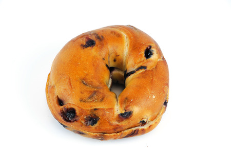 donut on white backgroundの写真素材