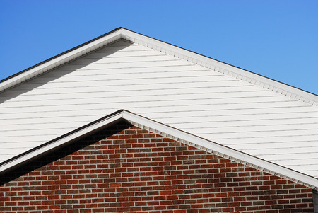 close up on house roof
