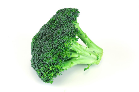 broccoli on white background
