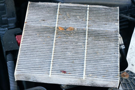 Dirty air filter for car