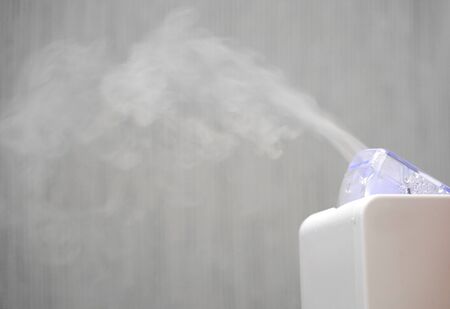 humidifier spraying mist in the airの写真素材