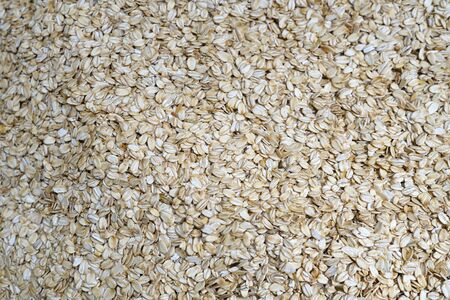 top view of oat as food backgroundの写真素材