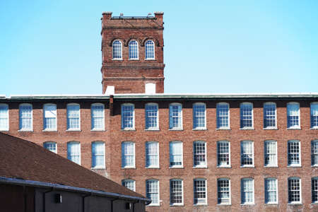 old factory building with brick wall external