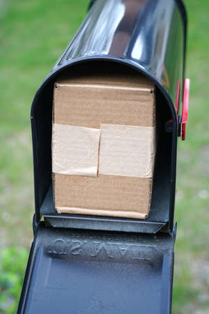 package in the mail box