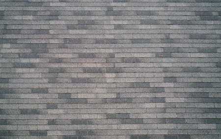 close up on old roof shingleの写真素材