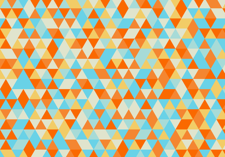 Abstract retro pattern of geometric shapes