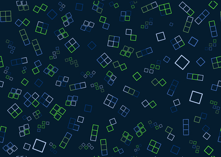 Seamless template memphis. Fashion is 80-90s. You can find the seamless background in the Swatches panel.のイラスト素材