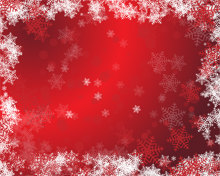Background on a red and white abstract backdrop with silk fabric. Happy New Year quote. Perfect for social media campaigns.のイラスト素材