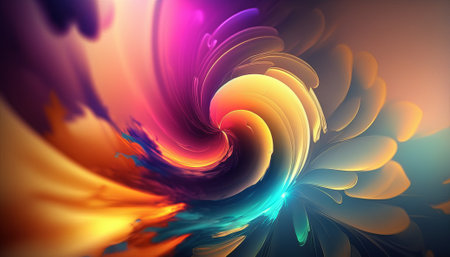 Abstract bright color background. Generative AIの写真素材