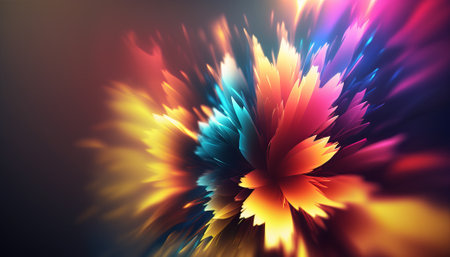 Abstract bright color background. Generative AIの写真素材