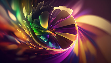 Abstract bright color background. Generative AIの写真素材