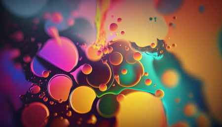 Abstract bright color background. Generative AIの写真素材