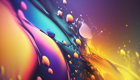 Abstract bright color background. Generative AIの写真素材