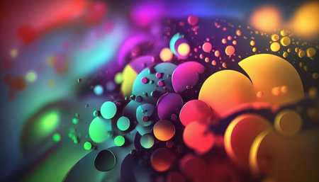 Abstract bright color background. Generative AIの写真素材