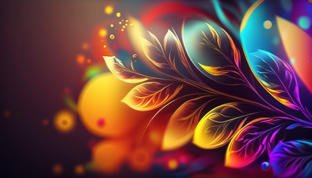 Abstract bright color background. Generative AIの写真素材