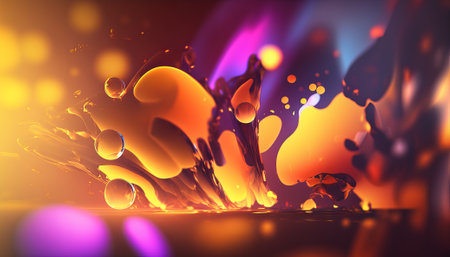 Abstract bright color background. Generative AIの写真素材