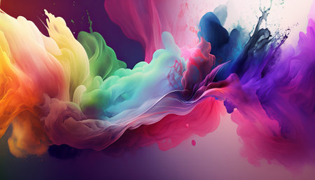 Abstract watercolor background. Generative AIの写真素材