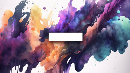 Abstract watercolor background. Generative AIの写真素材