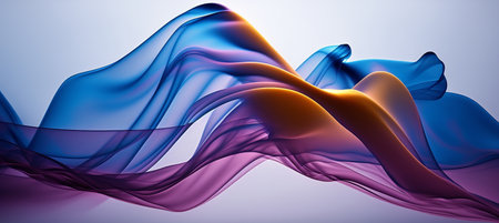 Waves abstract background gradient color. UI UX Design.の写真素材