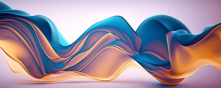 Waves abstract background gradient color. UI UX Design.の写真素材