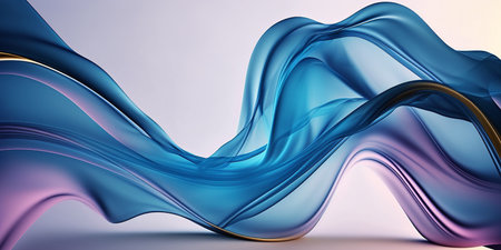Waves abstract background gradient color. UI UX Design.の写真素材