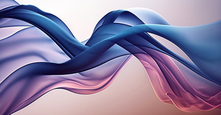 Waves abstract background gradient color. UI UX Design.の写真素材