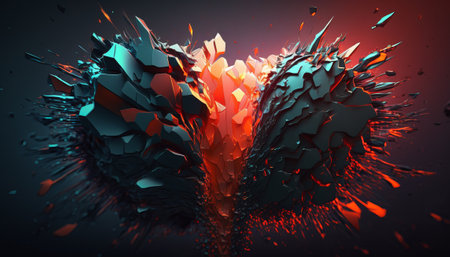 4k abstract background. UI and UX designed. generated AI.の素材