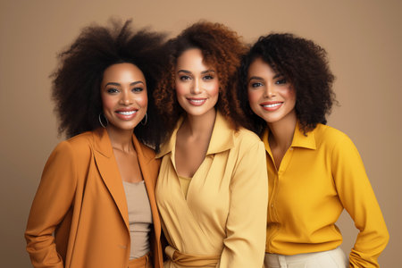 Three Elegant Women in the Office. Businesswoman conceptの素材