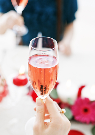 Rose champagneの写真素材