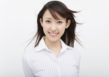 Portrait of young womanの写真素材