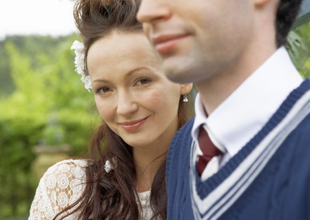 Young woman smilingの写真素材