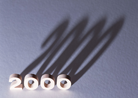 Year of 2000 imageの写真素材