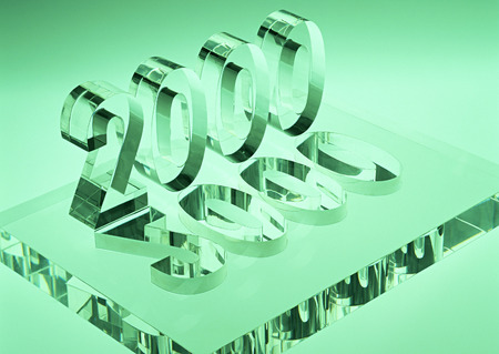 Year of 2000 imageの写真素材