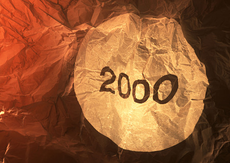 Year of 2000 imageの写真素材