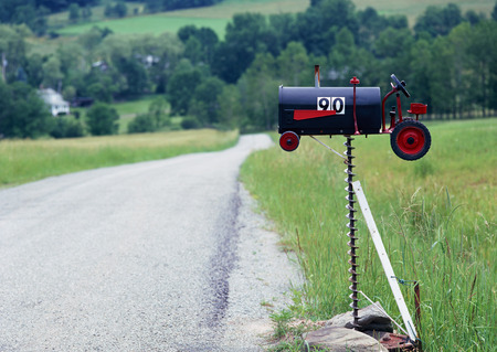 A post at the streetの写真素材