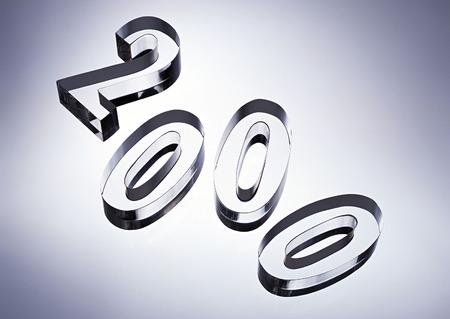 Year of 2000 imageの写真素材