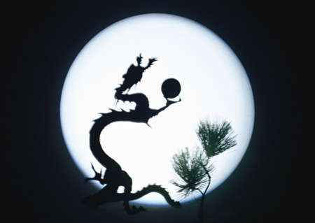 Ornament of dragonの写真素材