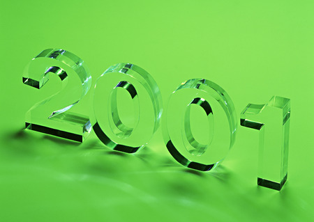 Year of 2001 imageの写真素材