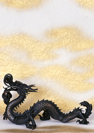 Ornament of dragonの写真素材