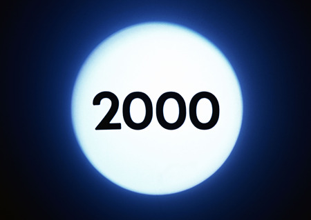 Year of 2000 imageの写真素材