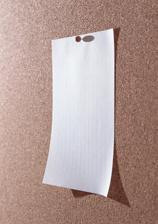 Letter Paper and Cork Boardの写真素材